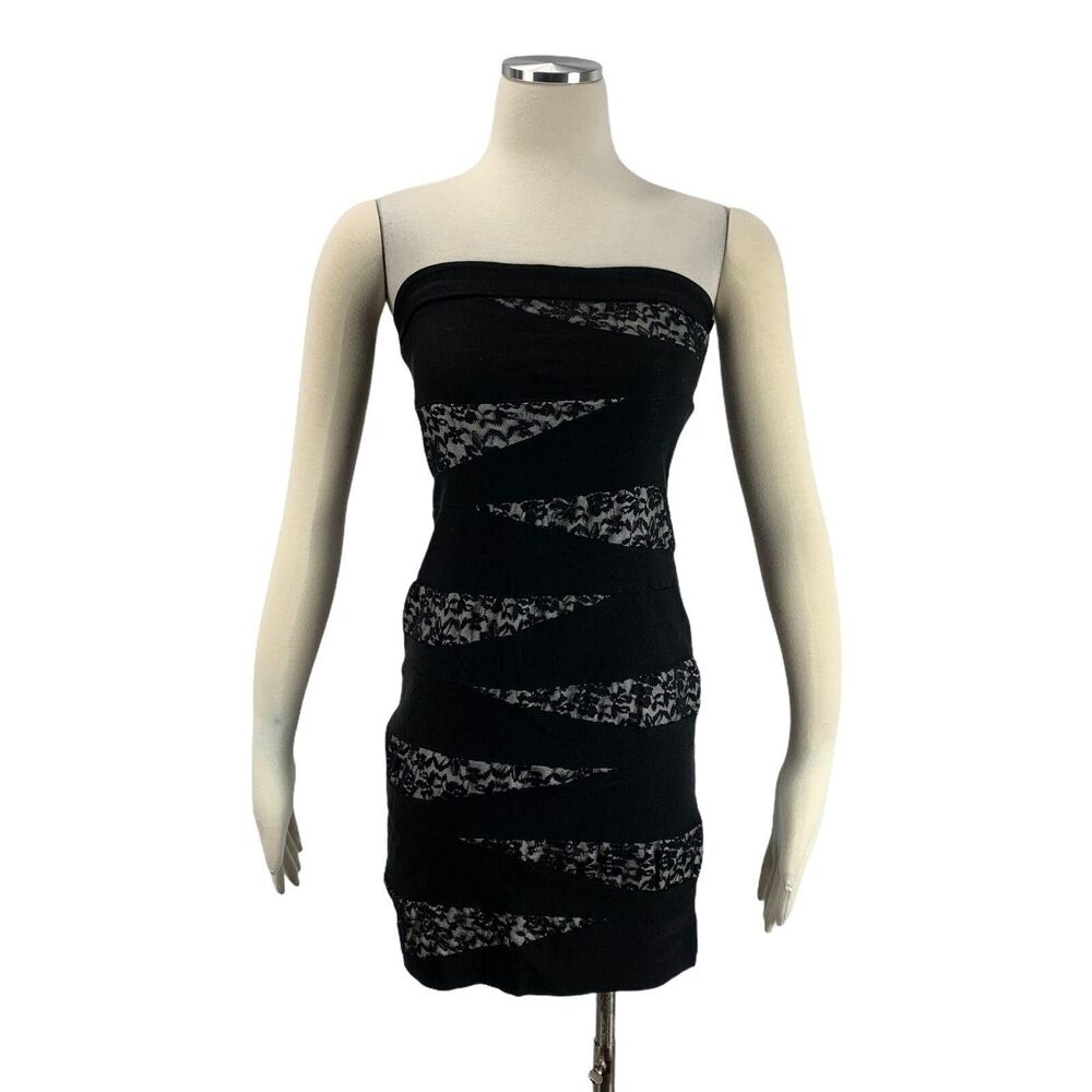 Ruby Rox Medium Dress Sexy Sleeveless Party Club Lace Bodycon